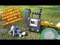 Mighty Mill portable mini rock crusher. Sample GOLD ore FAST!!!