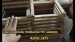 LIHAT LANGSUNG PEMBUATAN POT ANGGREK