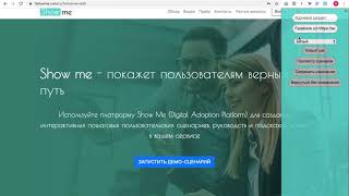 Show Me (Создаем сценарий без шагов) Show Me (Создаем сценарий без шагов)