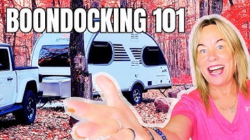 RV Boondocking 101 (Ultimate How-To Guide for Beginners!)