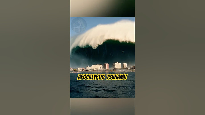 Tsunami Wave Obliterates City – Unbelievable!
