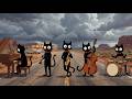 Just Passing Through. Black Cats Cool Vintage Noir Jazz for an Open Road Day