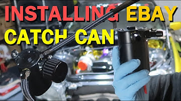 eBay Oil Catch Can Install - 2JZ to E46 Conversion
