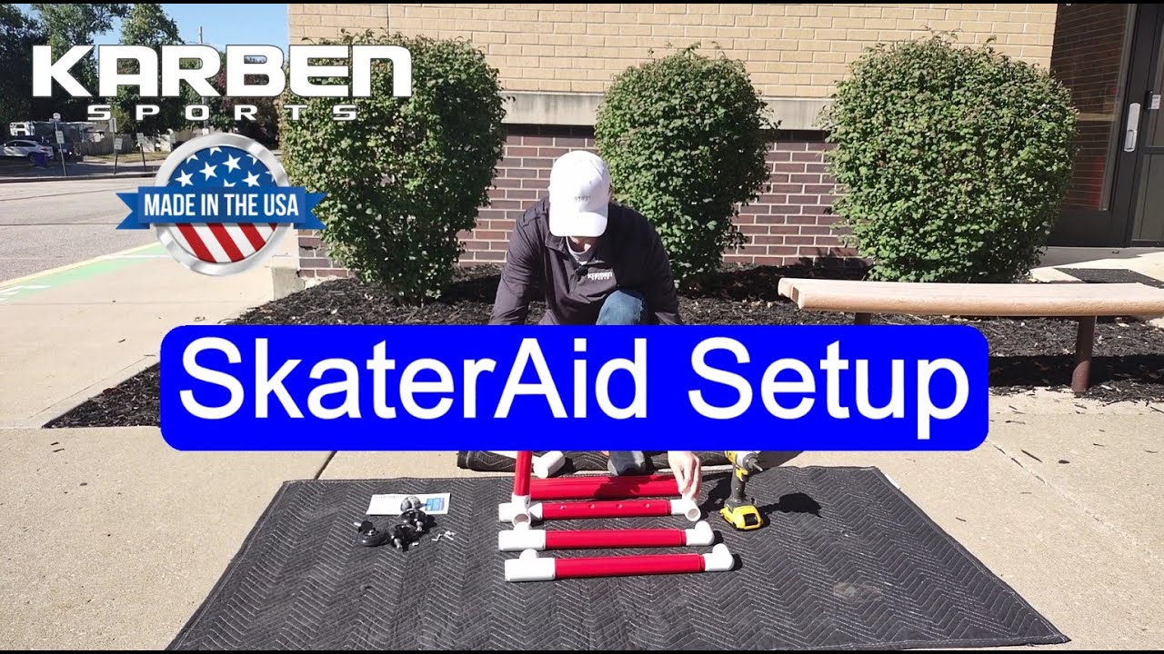 SkaterAid, Adjustable Height Roller Skating Trainer Setup YouTube