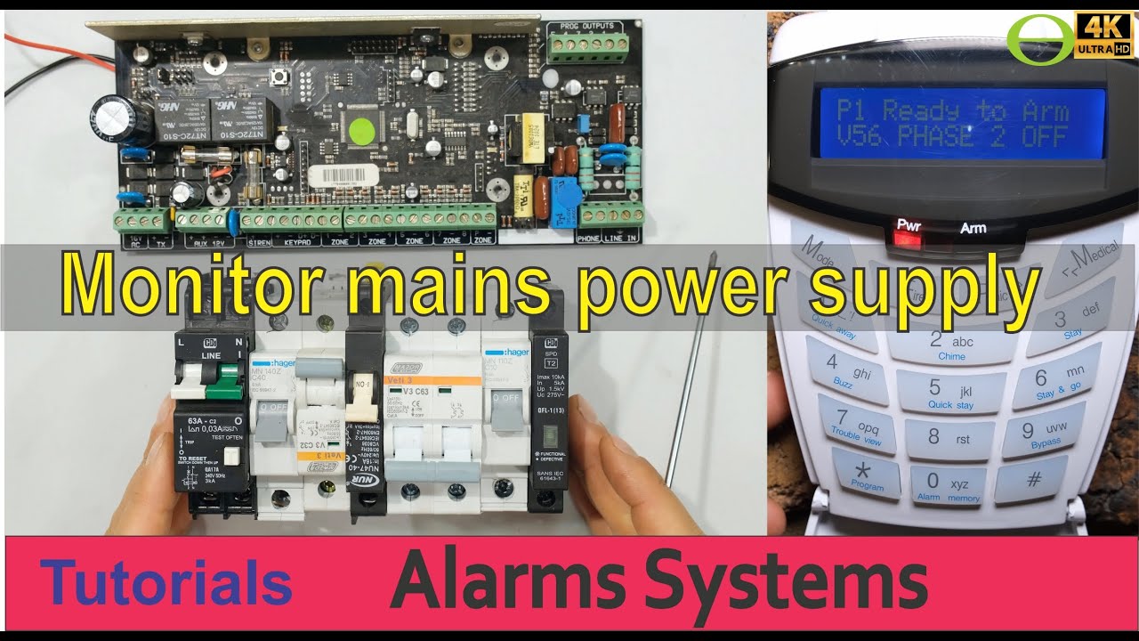 Power failure monitoring Use your IDS alarm system to monitor the