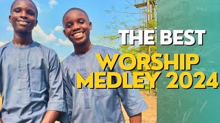 The best Worship Medley 2024| He won't fail Todd Galbert| On my side| Blessing dey follow you| Happy