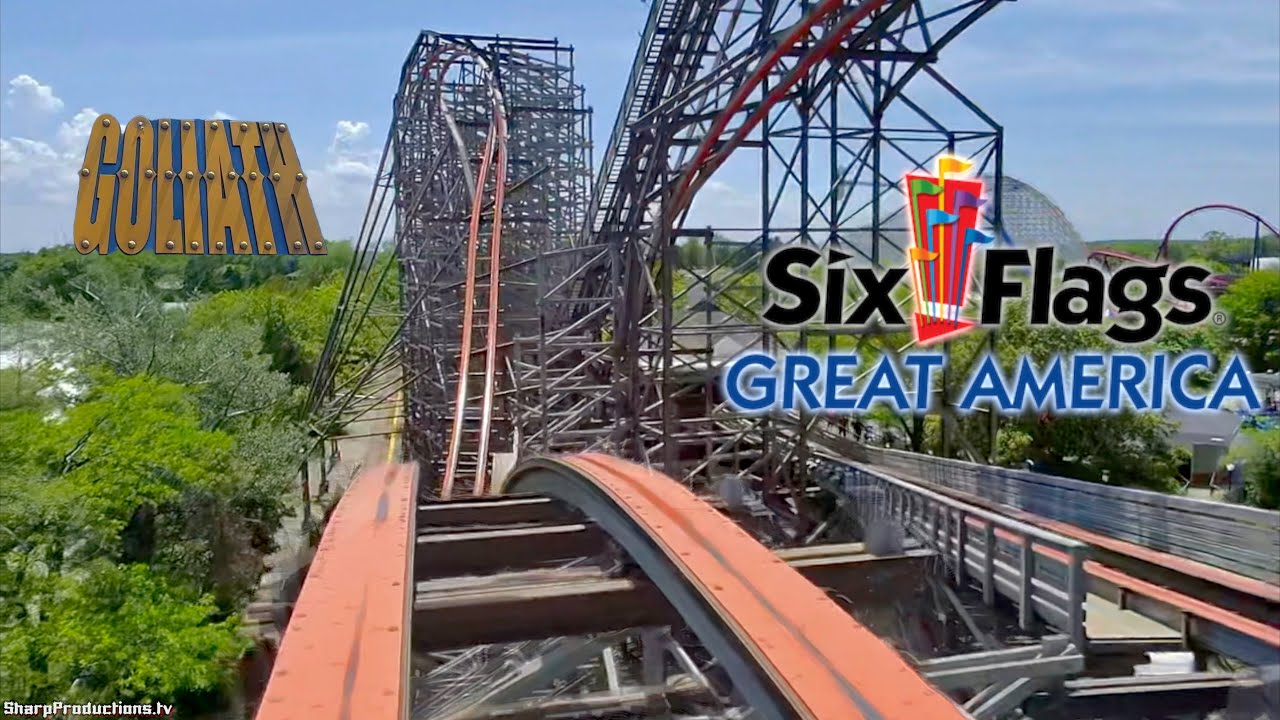 Goliath POV at Six Flags Great America
