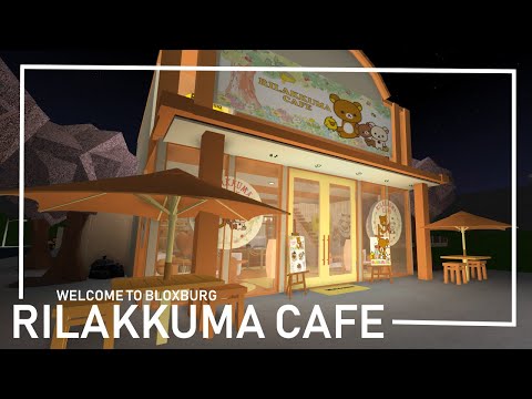 Bloxburg Rilakkuma Cafe Speedbuild Youtube - roblox codes for bloxburg kawaii cafe