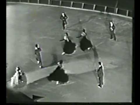 GISELE MacKENZIE sings Change Partners in a holiday ice skating setting. 12/19/1953