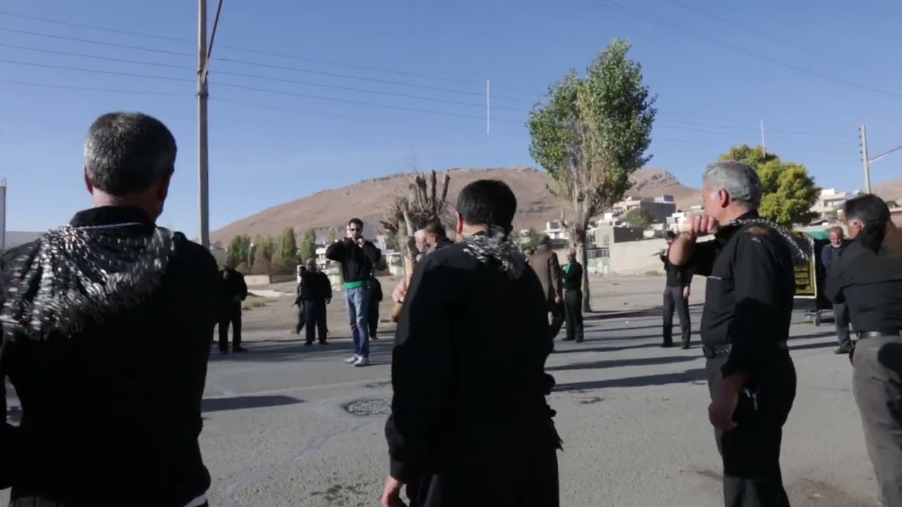 Iranian Shiite Men Beating Themselves With Chains for Ashura, Bijar, Iran