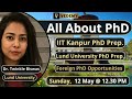 All About PhD | Dr. Twinkle Biswas | PhD | Lund University | Exclusive Interview | Interview Prep. |