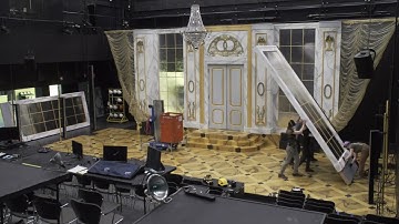 Guthrie Theater: SCHOOL FOR LIES Set Load-In Timelapse