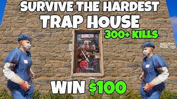 RUST | MY HARDEST TRAP BASE EVER CREATED! CAN MY SUBSCRIBERS COMPLETE IT FOR $100