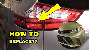 Burnt Out Taillights? Fix Your 2011-2020 Toyota Sienna in MINUTES (DIY Bulb Swap!)