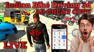 Indian Bike Driving 3D Game All New Cheat Code Number 🤩💥