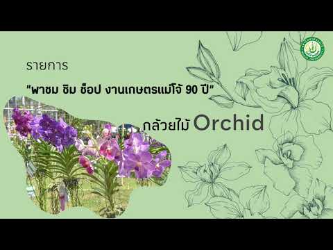 Podcast รายการ พาชม ชิม ช็อป งานเกษตรแม่โจ้ 90ปี เรื่อง กล้วยไม้ Orchid