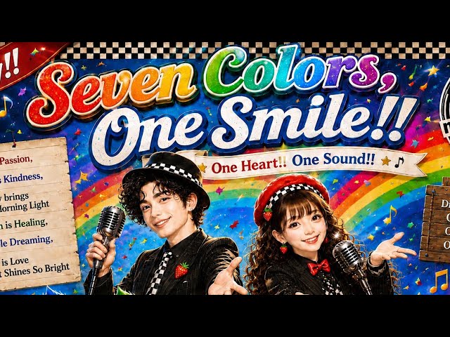 🌈 Seven Colors, One Smile!! 🎷✨｜mametro drop Color SKA Band