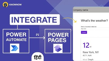 How to Trigger a Power Automate Flow from Power Page | Cloud Flow in Power Pages [Hindi]