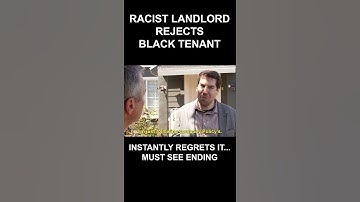 Racist Landlord REJECTS BLACK TENANT! Discovers he