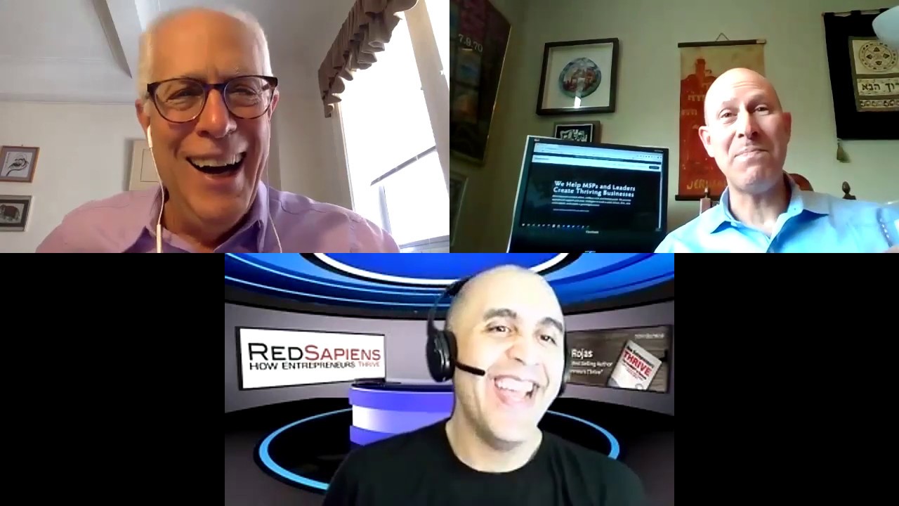 Joe Rojas President Red Sapiens Tech Evangelist, Raphi Salem Marty Katz BizDev Leaders Zoom 4-2-2020