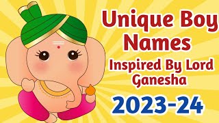 Baby boy names/Hindu Boy Names/Unique Names Inspired By Lord Ganesh 2023 @kindergarden4176