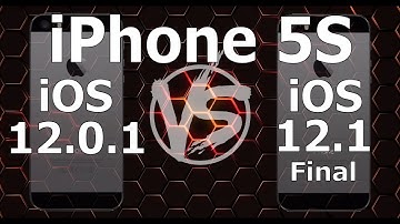 iPhone 5S : iOS 12.1 Final vs iOS 12.0.1 Speed Test (Build 16B92 / 16B93)