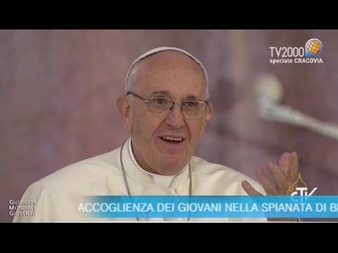 GMG2016, discorso di Papa Francesco ai giovani nel Parco Jordan di Cracovia