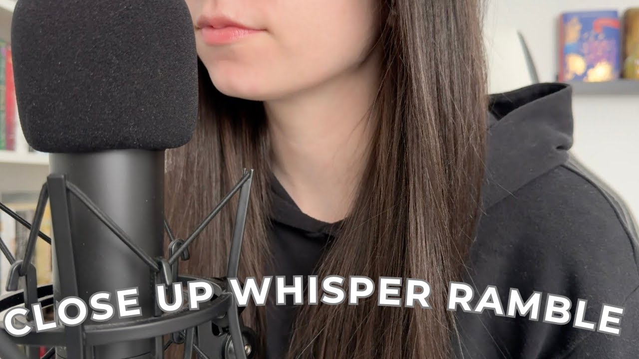 ASMR Super Close Up Whisper Ramble