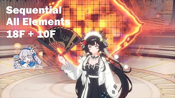 Tower of Fantasy : Sequential 18F All Elements + Altered 10F [일루전 시퀀스 18층+이능 10층]