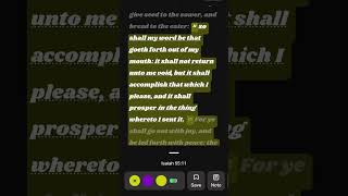 #Scripture #Bible #Isaiah55verse11