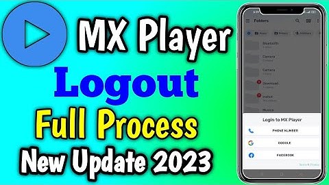 MX Player Logout 2023 || How To Logout Mx Player App || Logout To MX Player In Assamese