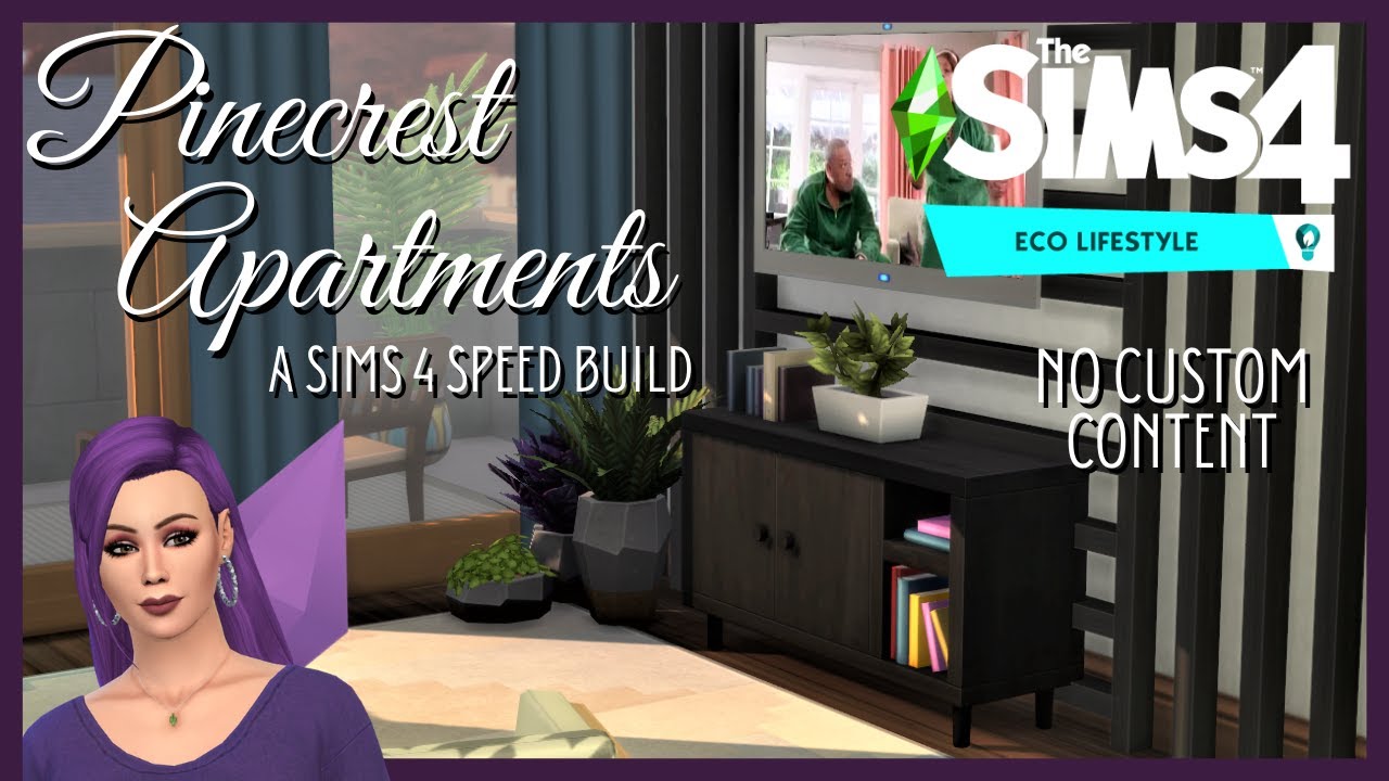 Pinecrest Apartments Sims 4 Speed Build YouTube