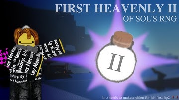 Using my first heavenly potion 2 in Sol’s RNG!🍀