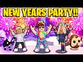 NEW YEARS EVE Party Live in Roblox Adopt Me! 🎉🎈🥳
