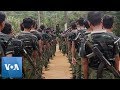 Arakan army recruits train to fight myanmar government forces