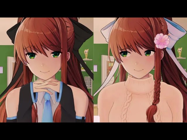 Monika asks me about Attractiveness  Monika After Story DDLC Mod  (Android ) 