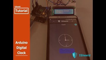 Arduino Digital Clock using 1Sheeld