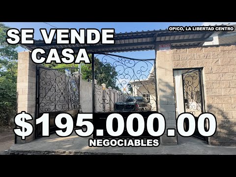 House for Sale $195,000 NEG. 🏡 Near Shopping Centers Investment in El Salvador