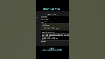 31/5/2025 Skill Rack Today Daily Challenge #dailysolutions #skillrack #todaydailychallenge #shorts