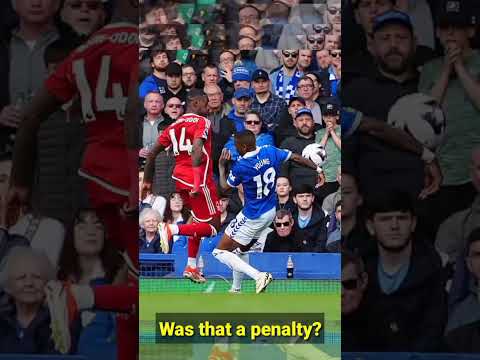 Nottingham Forest&#39; penalty controversy vs Everton #youtube #shorts #everton #nottinghamforest