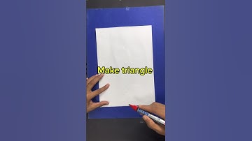 Make a triangle with 2 line 😮 #gorpuzzle #puzzle #shorts