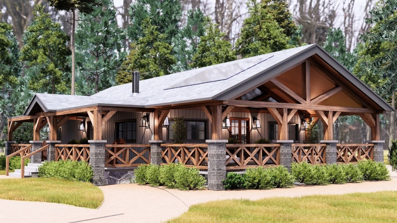 A Charming 980 Sq Ft Cabin That Feels Like a Dream Retreat