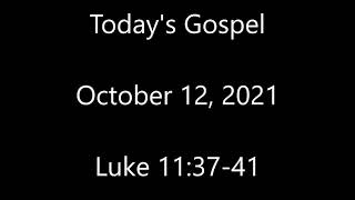 Today's Gospel October 12, 2021