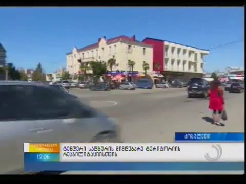 ტენდერი სადგურის მიმდებარე ტერიტორიის რეაბილიტაციისთვის