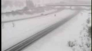 I-70 traffic camera during Blizzard 2, Feb 10, 2010
