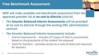 Benchmarks Webinar for 9-16-2020
