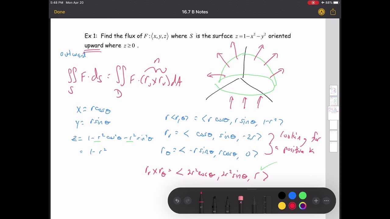 16 7 B Surface Integrals Video 2 - YouTube