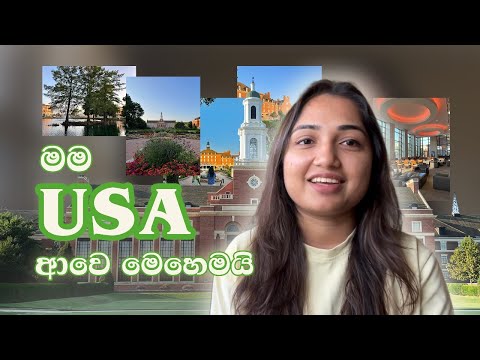 මම USA ආවෙ මෙහෙමයි ✈️🇺🇸