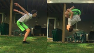My Flatground Backflip Progression