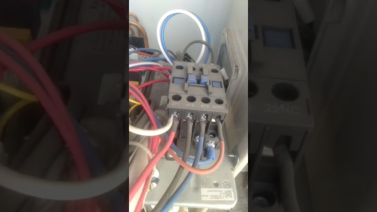 Split Type 2400 Ton Ac outdoor unit( R_410 )Charging gasce Electrical cennetion site. 2023